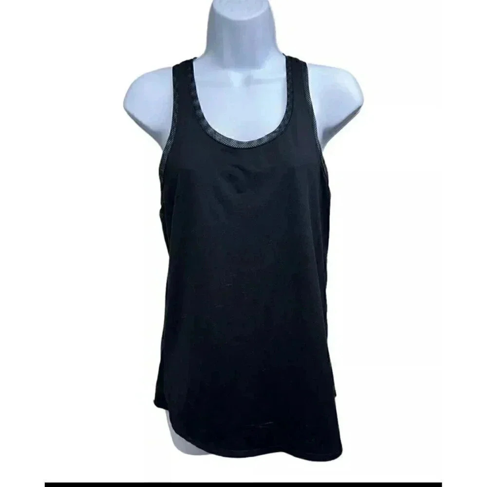 Fabletics razor back black active sports tank Size Small Women’s
